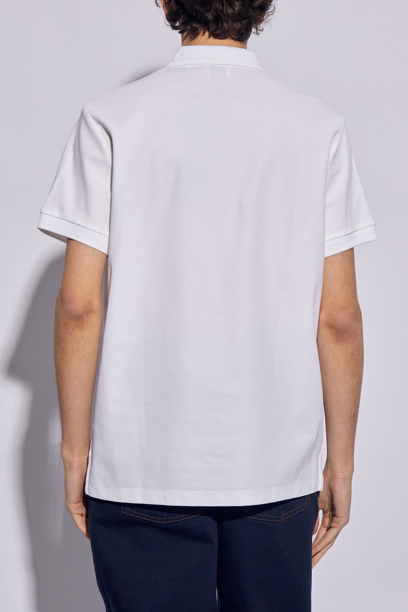 Burberry society polo shirt with logo | Men's Clothing